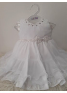 VESTIDO BATIZADO BRANCO TAM.  M