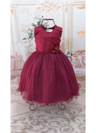 VESTIDO MARSALA TAM.1 AO 3